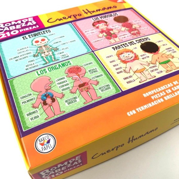 Producto - ROMPECABEZAS CUERPO HUMANO - 210 PIEZAS
