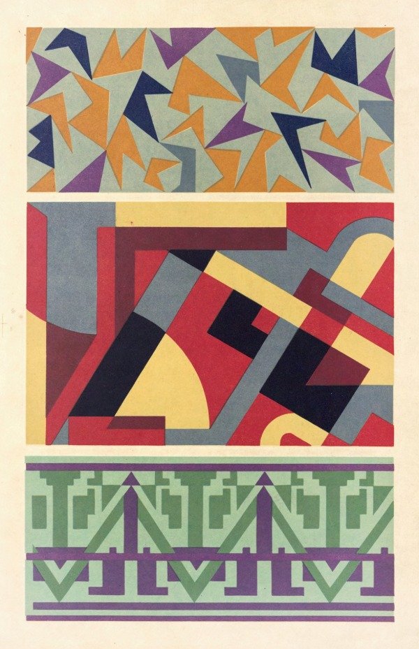 Producto - 3 Láminas digitales  Abstract Pattern de Mizuki Heitaro