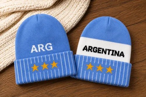Producto - GORRO TEJIDO ARGENTINA TRES ESTRELLAS X1