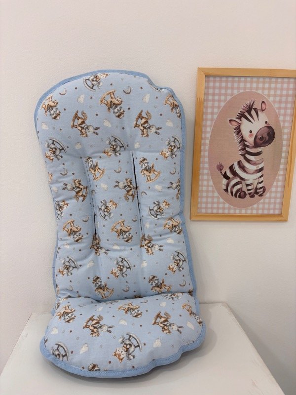 Producto - Colchon de coche caballito celeste