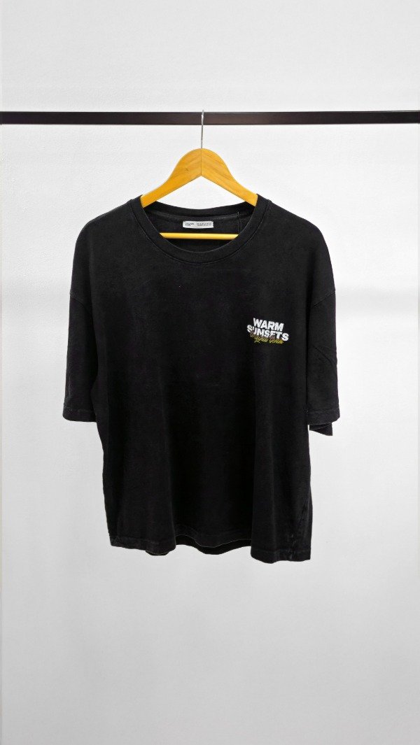 Producto - remera washed boxy warm sunsets
