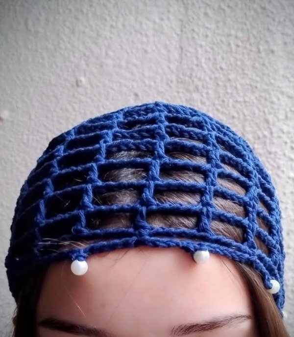 Producto - GORRO CALADO + PERLITAS II