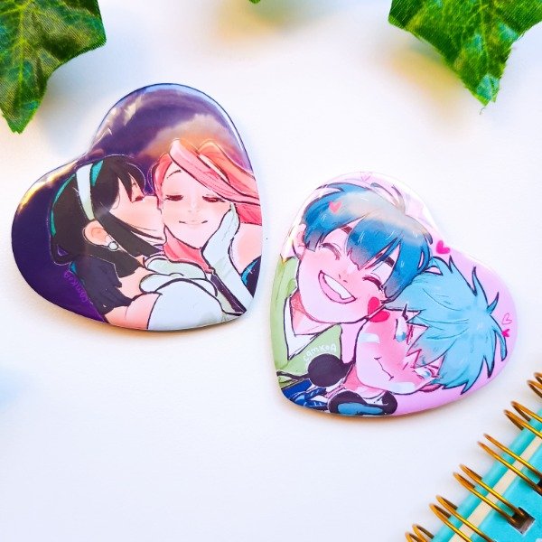Producto - Pin Corazón Alien Stage Mizisua Ivantill