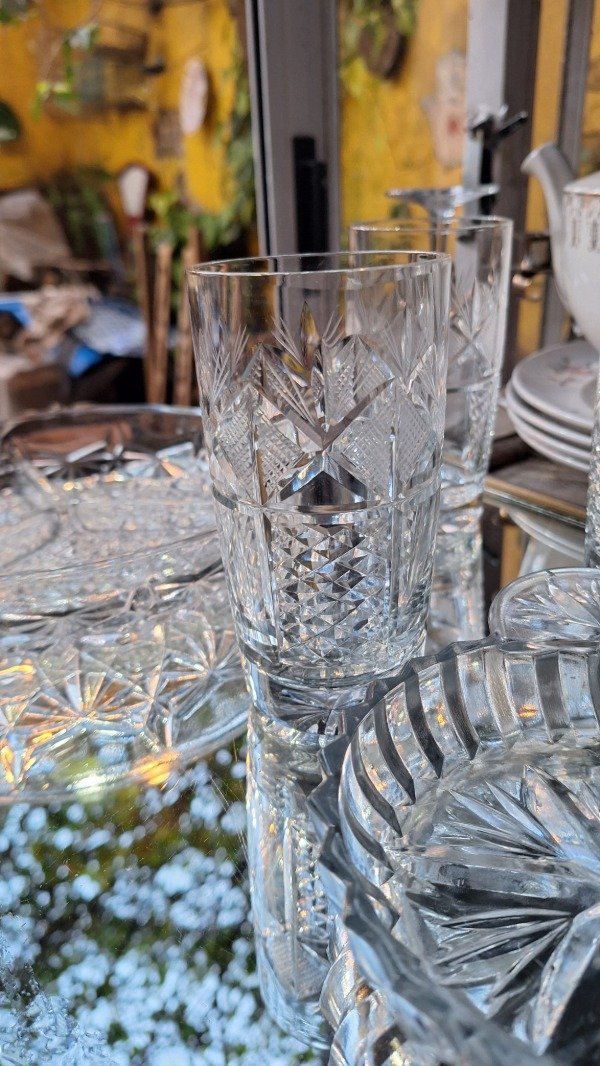 Producto - 3 vasos talladísimos de cristal