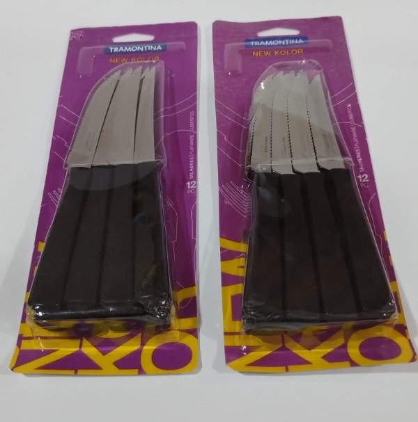 Producto - CUCHILLO MANGO PLASTICO X 12 TRAMONTINA