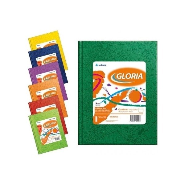 Producto - CUADERNO GLORIA N1 42H 16X21 TAPA DURA