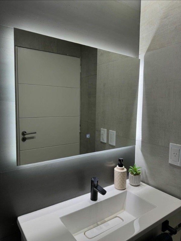 Producto - Espejo luz led y touch100x80