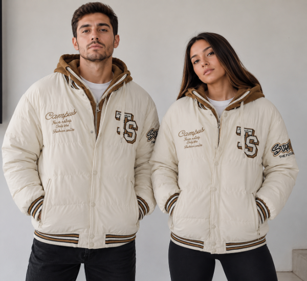 Producto - Campera Universitaria Puffer