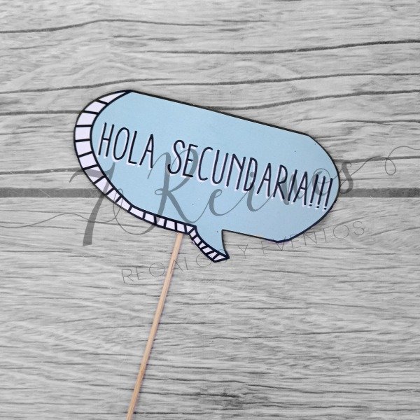 Producto - CARTEL SELFIE HOLA SECUNDARIA X UNIDAD