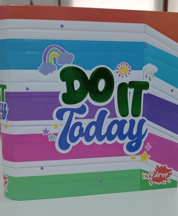 Producto - Carpeta 3 anillos relieve Inkdrop Do It Today 5305