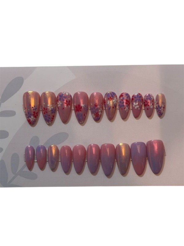Producto - Uñas press-on Florcitas
