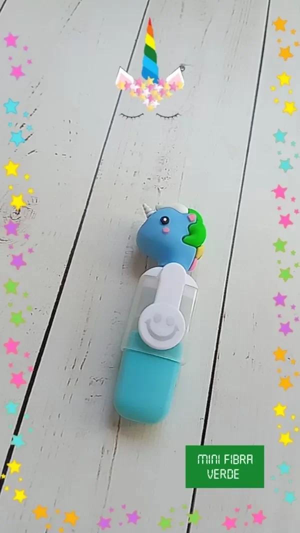 Producto - MINI FIBRA VERDE UNICORNIO