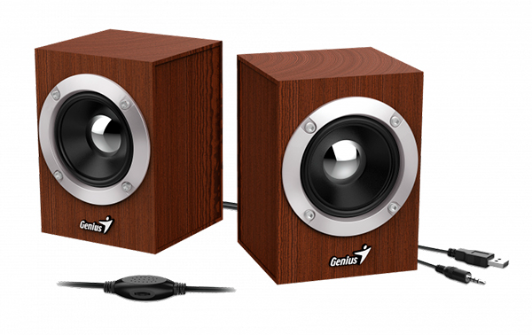 Producto - Parlantes 2.0 -3w -plug 3.5mm  -usb (alimentacion) -control de volumen Genius