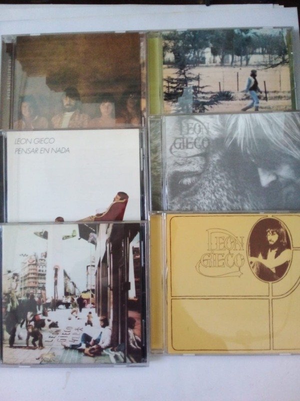 Producto - León Gieco Box x 6 cds - Página/12 2001 - Incluye Porsuigieco
