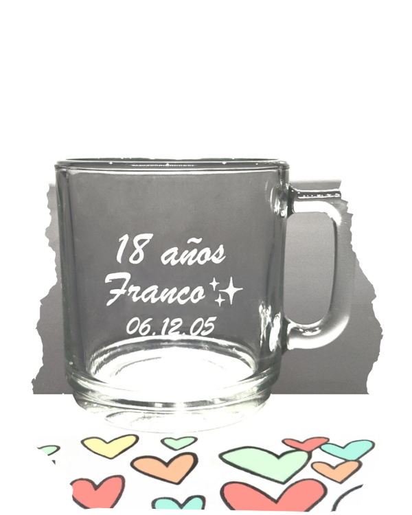 Producto - Taza souvenirs 18 años x 100