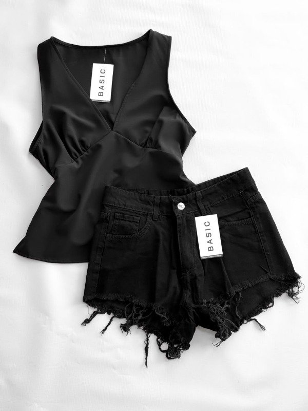 Producto - Short Blacky tiro medio - 0
