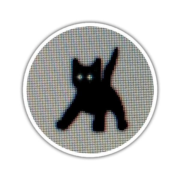 Producto - Sticker Gatitos Diseño 33 Retro