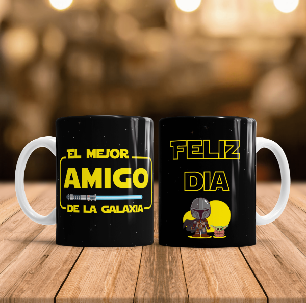Producto - TAZA MEJOR AMIGO DE LA GALAXIA