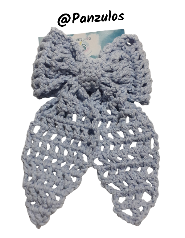 Producto - Maxi Moño Coquette Celeste