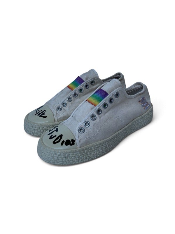Producto - Acne Studios Graffiti Slip On Canvas - 0