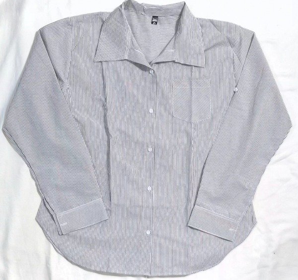 Producto - Camisa fibrana rayada (vison)