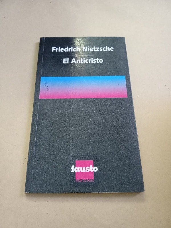 Producto - El anticristo - Friedrich Nietzsche - Fausto 1999