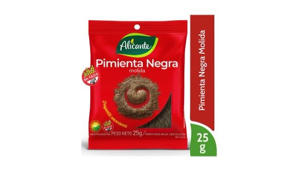 Producto - Pimienta negra molida Alicante 25gr