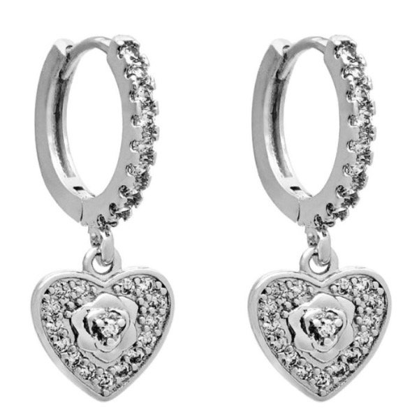 Producto - Argollas Colgante Corazón