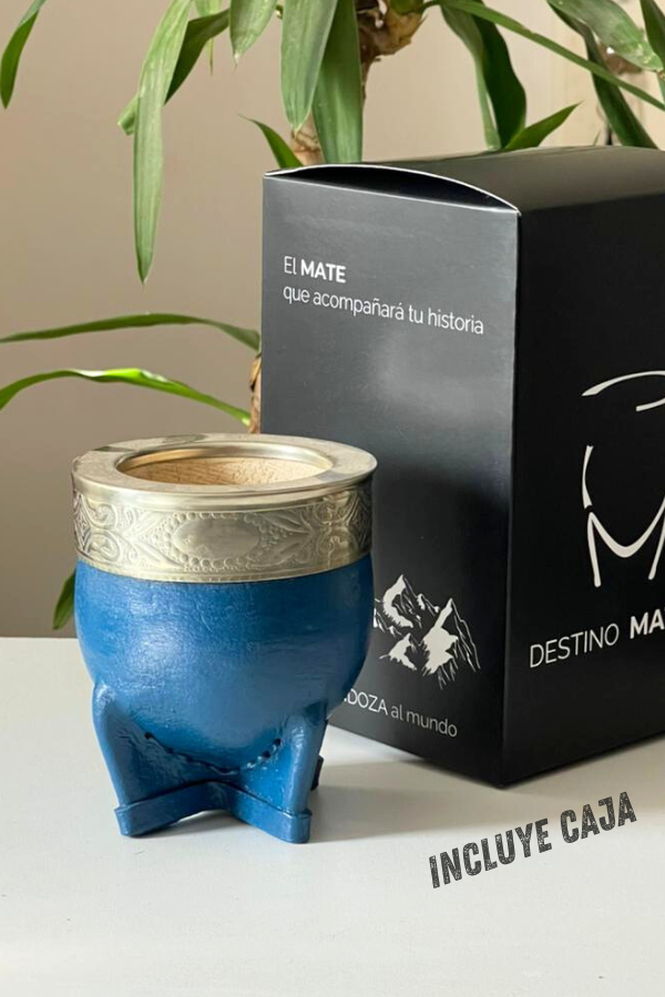 Producto - MATE IMPERIAL DE CALABAZA - AZUL