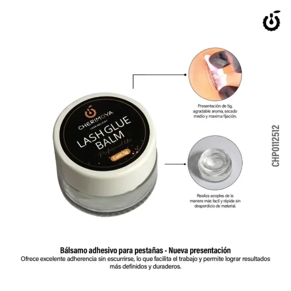 Producto - Lash glu bálsamo premium cherimoya
