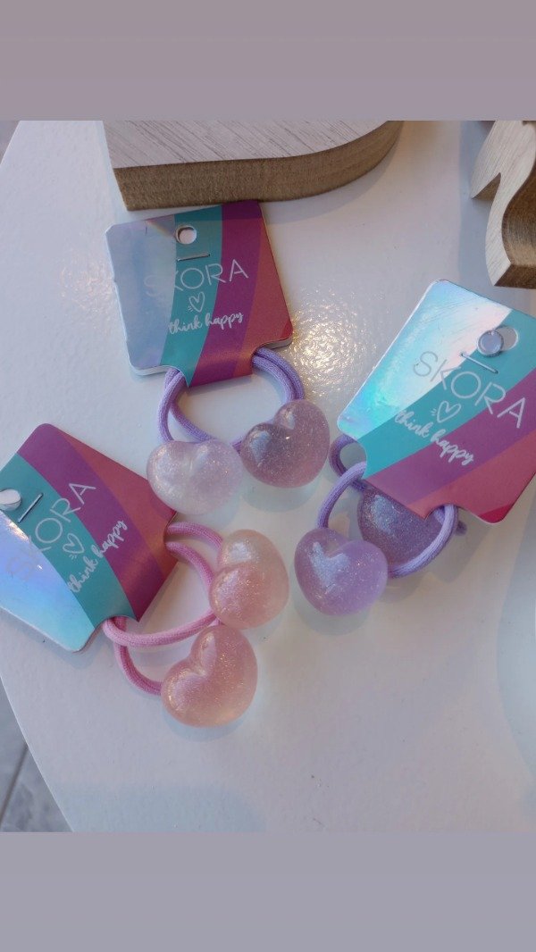 Producto - Colita Skora con aplique corazón. Blíster x 2 unidades