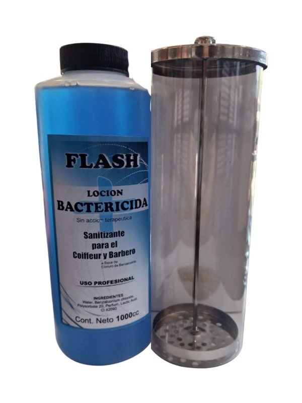 Producto - Líquido sanitizante 1lt + Jarra de vidrio