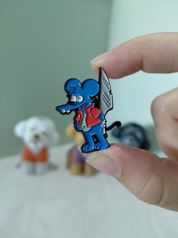 Producto - Pin metalizado - Dally de Los Simpson versión Halloween #3304