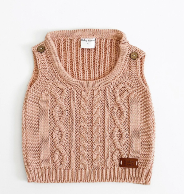 Producto - Chaleco Tejido - NUDE