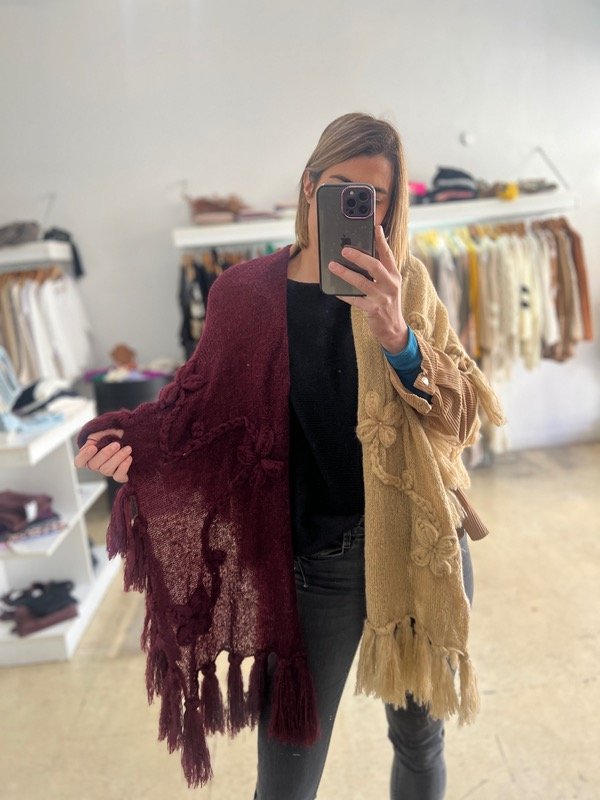 Producto - Poncho Flowers