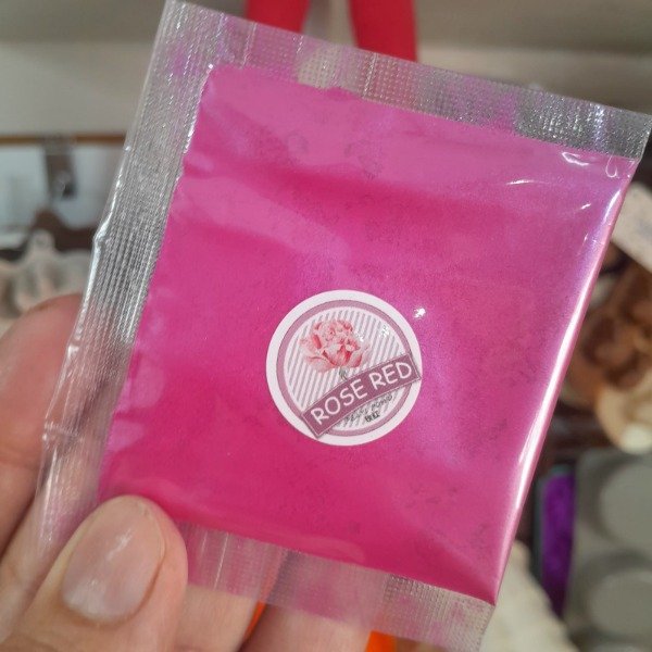 Producto - Pigmento Mica Powder Polvo Metalizado-Rosa- rose red - 0