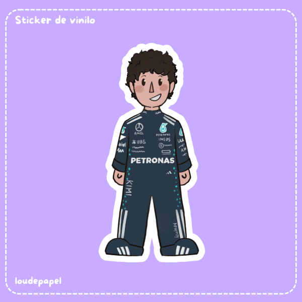 Producto - Mini Kimi Antonelli 2025 - Sticker de vinilo