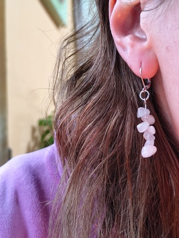 Producto - AROS ESCALLAS DE CUARZO ROSA
