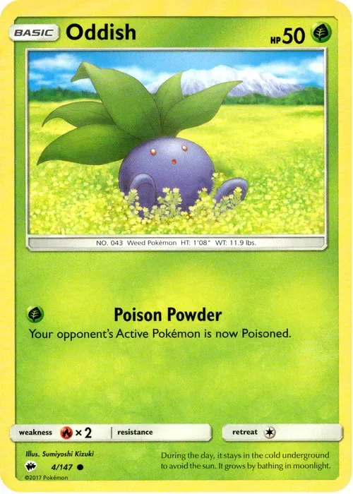 Producto - Oddish - 4/147 - Burning Shadows