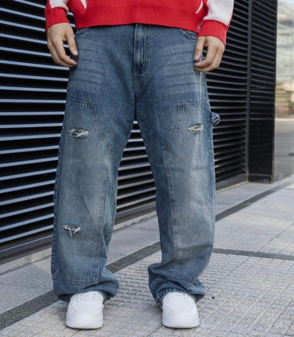 Producto - BAGGY CARGO AZUL