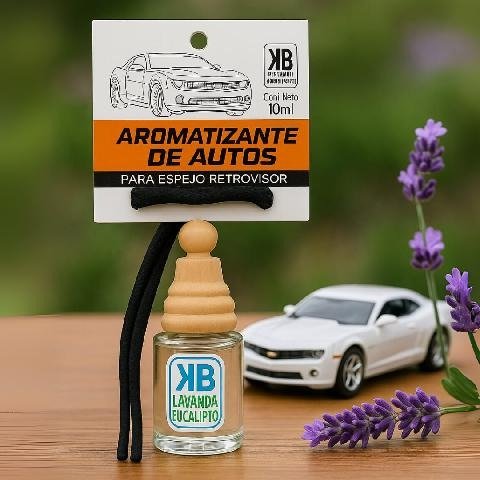 Producto - DIFUSOR DE AUTO "KB" NARANJA FRUTILLA