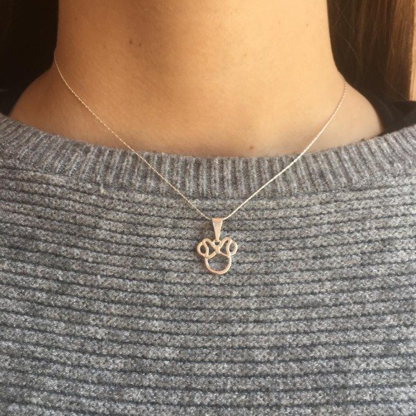 Producto - Collar Minnie - Plata 925