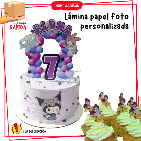 Producto - Lámina Papel foto Personalizada Tiempo de entrega RÁPIDA
