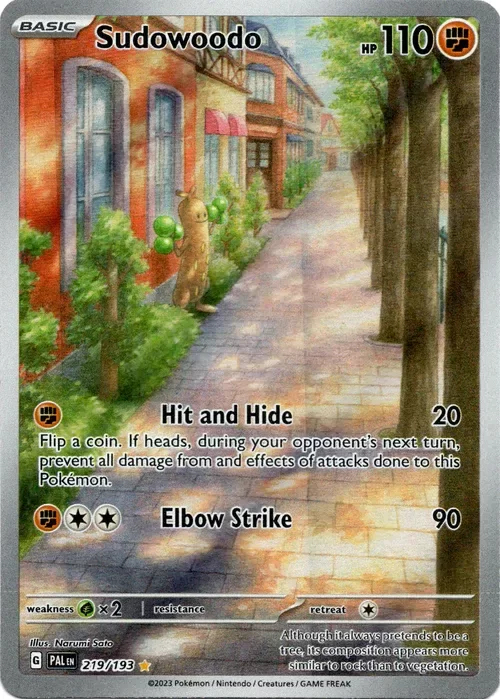 Producto - Sudowoodo - 219/193 - Paldea Evolved - Holo