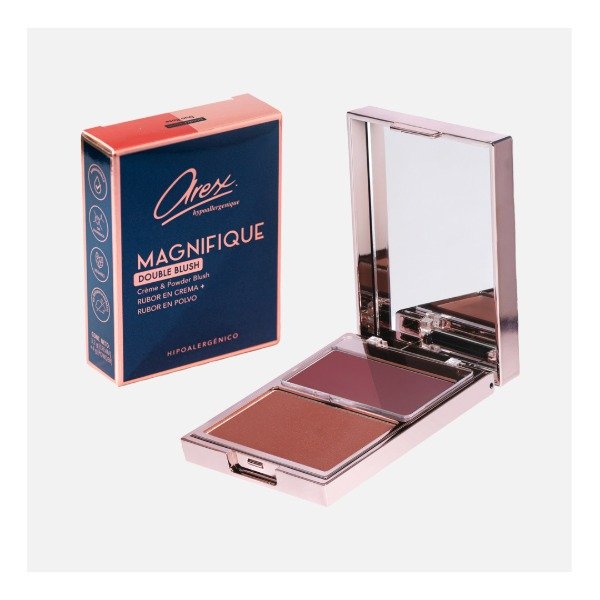 Producto - Arex Magnifique Rubor Doble Polvo y Crema - 0