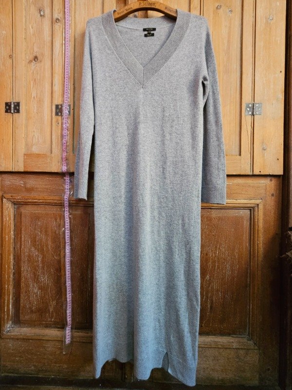 Producto - Vestido de Lana Massimo Dutti Gris t.XS