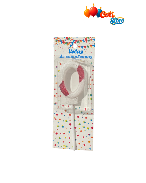 Producto - Vela Palito con Gibre River Plate N0 x6 Unidades