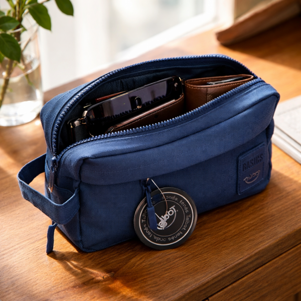 Producto - Cartuchera Canopla TALBOT Classics Azul Noche 2 Cierres 7174