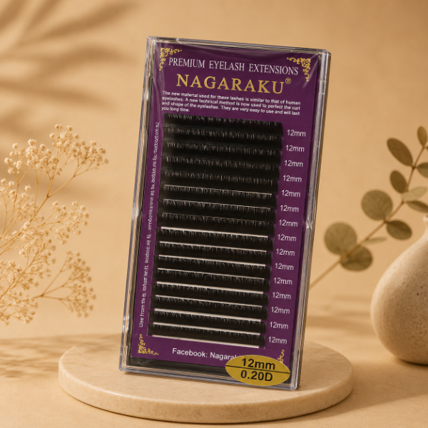 Producto - PESTAÑAS NAGARAKU PREMIUM NATURAL MEDIDA UNICA 15MM