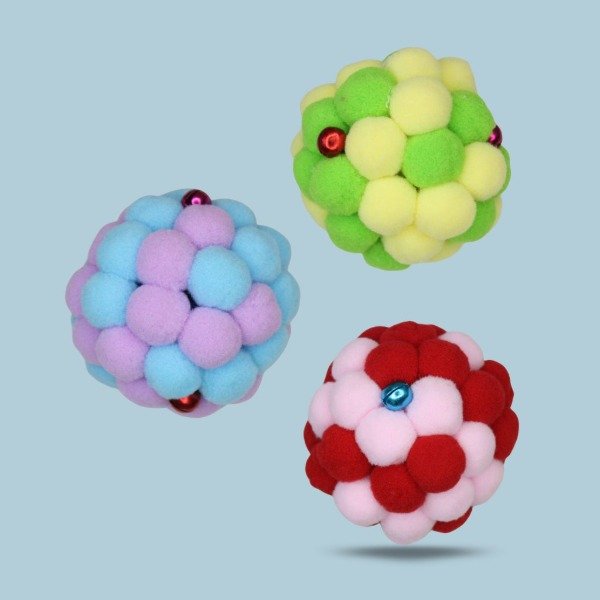 Producto - PELOTA POMPON GATO 7.5CM